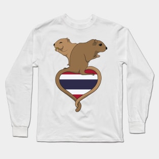 Gerbil Thailand (light) Long Sleeve T-Shirt